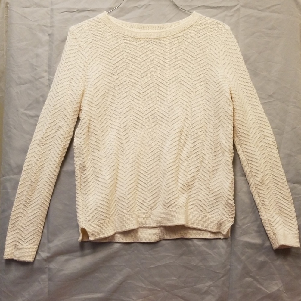 Old navy medium cotton sweater cream color